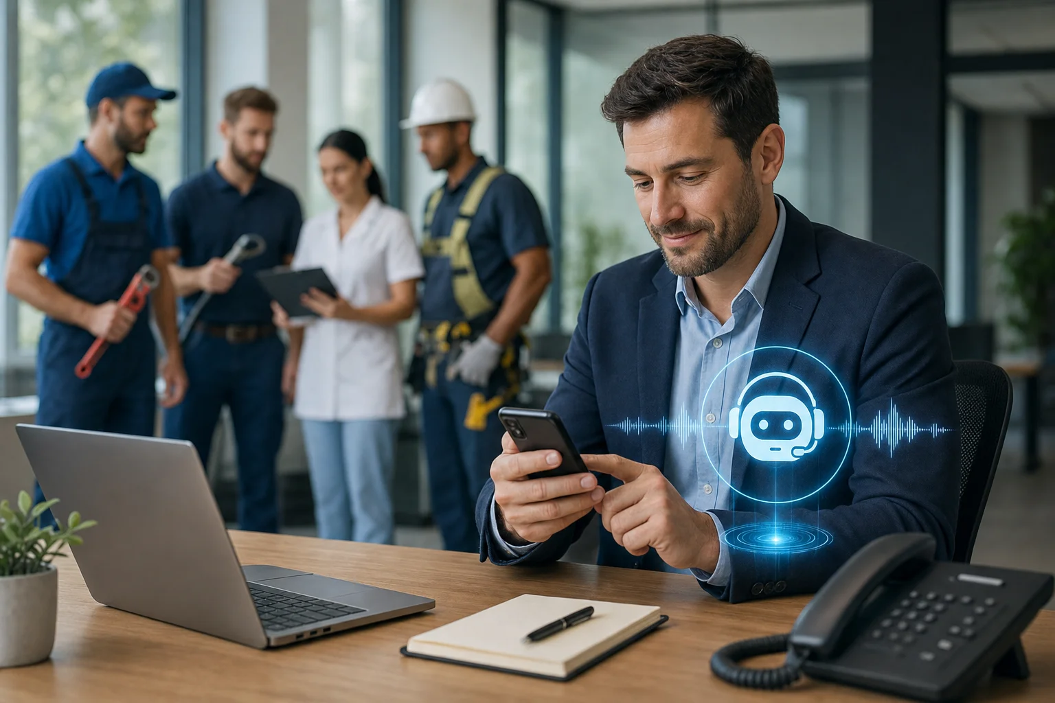 BizRnR AI Receptionist – HVAC & Plumbing & Dental & Roofing & Cleaning Much Does AI Phone Answering Cost for Small Businesses? | Business Voice Automation